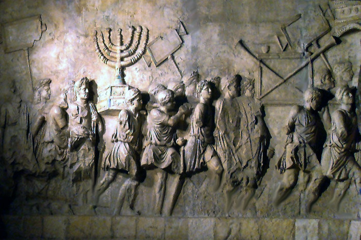 Bas-relief de destruction romaine de Jérusalem - © Tel Aviv - Musée de la diaspora