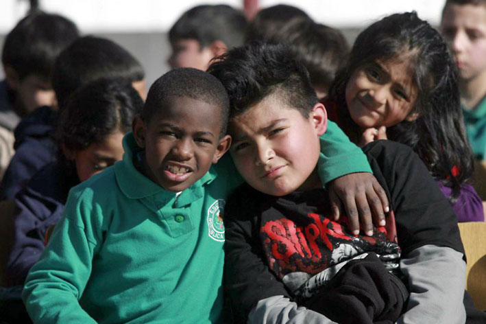 Enfants d'immigrés au Chili - © Agencia 1