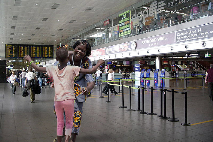 Rencontre à l'aéroport de Dublin - © Migral